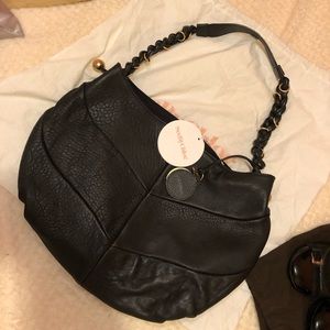 Chloe’s black handbag